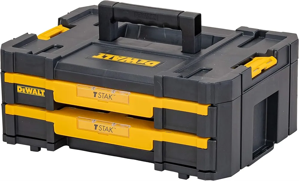 Werkzeugtruhe mit 2 Schubladen DeWalt TSTAK DWST1-70706 Billig