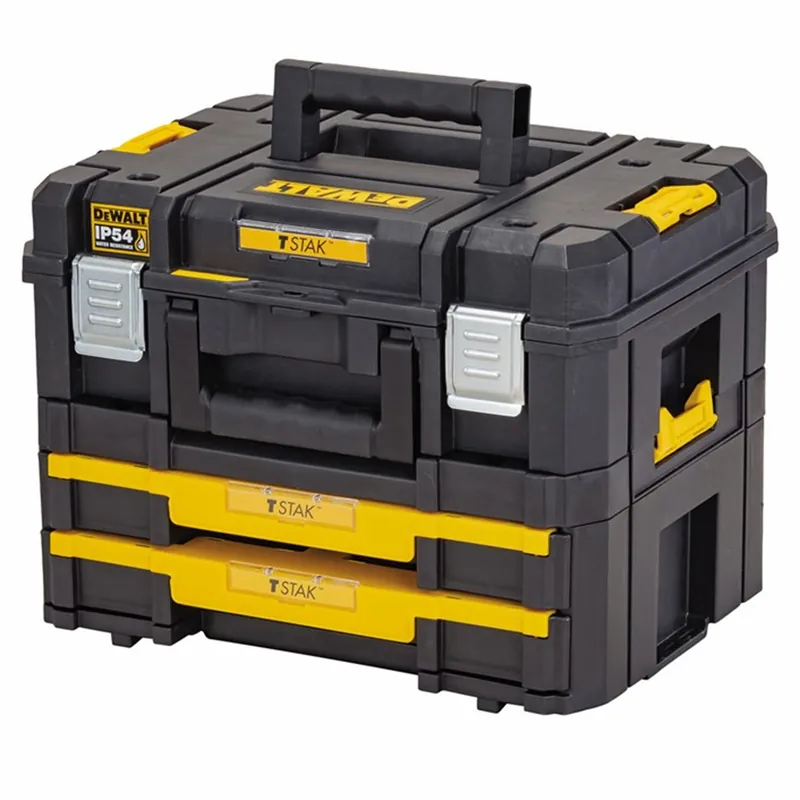 Echt Werkzeugtruhe mit 2 Schubladen DeWalt TSTAK DWST83395-1