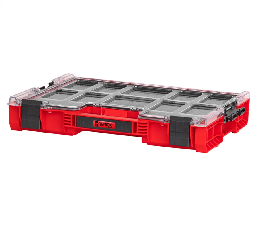 Billig Organizer mit Schaumstofffüllung Qbrick System PRO ORGANIZER 200 MFI RED Ultra HD Custom