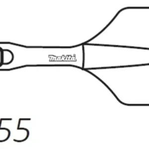 Spatenmeissel 125x400 mm für HM Makita p-05555 Solange Der Vorrat Reicht