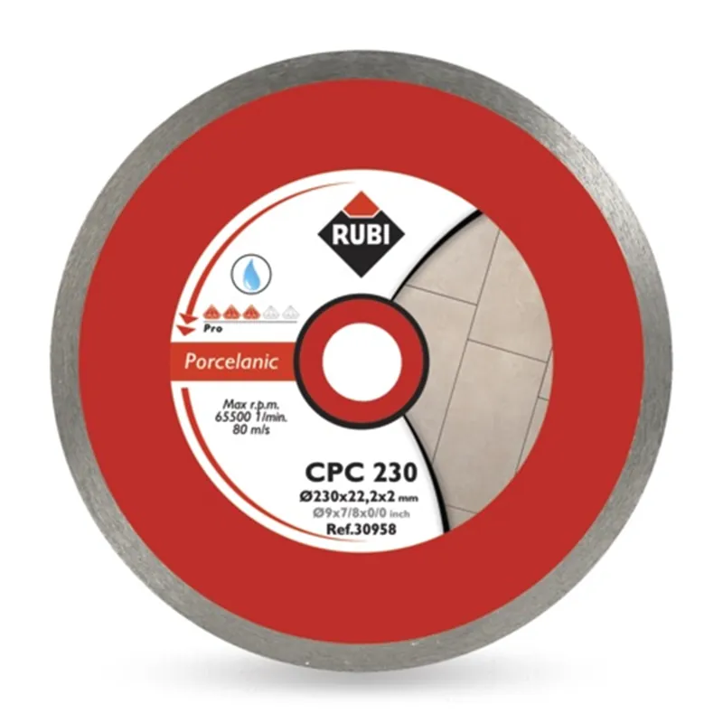 Diamantscheibe Pro 230mm Rubi CPC 230 PRO Begrenztes Angebot
