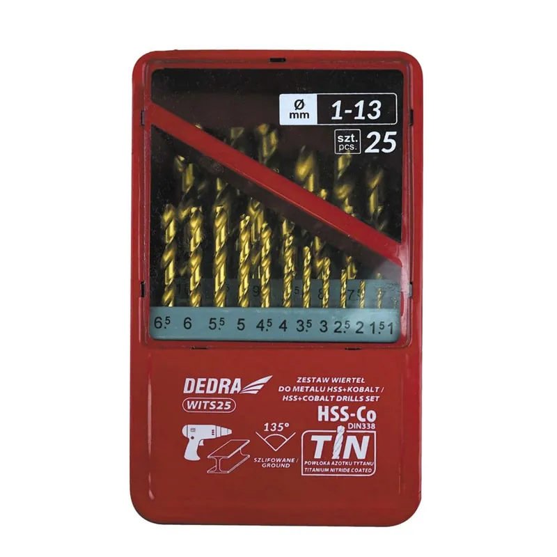 Online Kaufen Metallbohrer 25 Stück Dedra WITS25