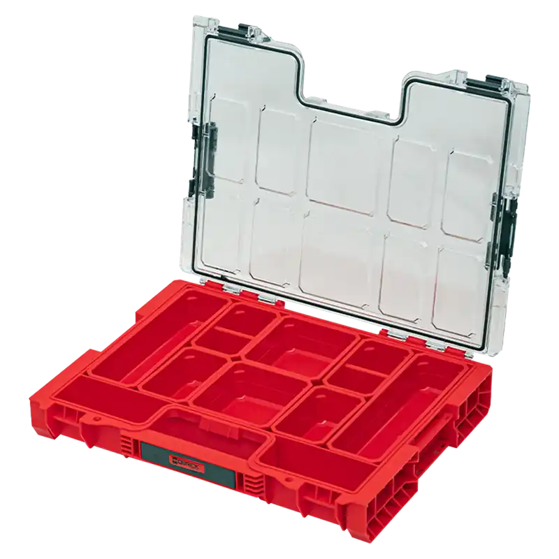 Organizer mit herausnehmbaren Behältern Qbrick System PRO ORGANIZER 200 RED Ultra HD Custom Saisonangebot