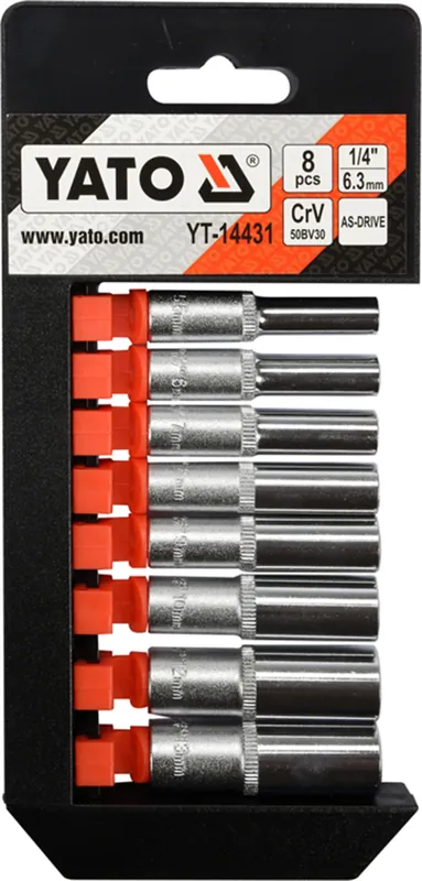 Super-Preis Nüsse 1/4" Yato YT-14431