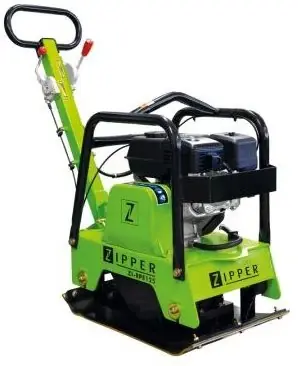 Neue Ware Zipper Rüttelplatte ZI-RPE160C inkl. Gummimatte u. Fahrwerk