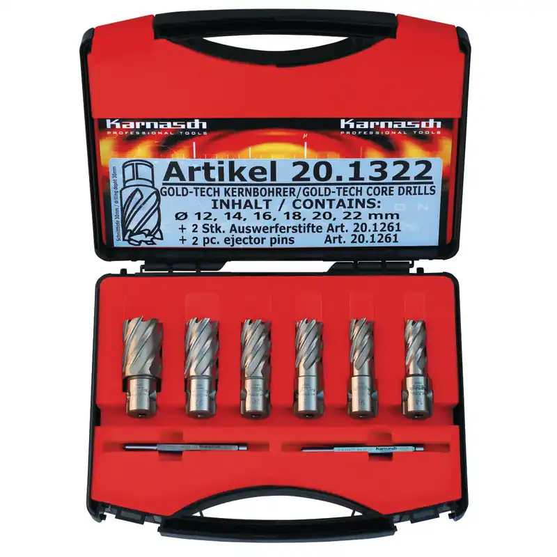 Schneller Versand METALLKRAFT Kernbohrer-Set GOLD-LINE SET 30