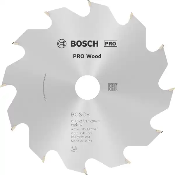 Versand Am Gleichen Tag BOSCH Kreissägeblatt Optiline Wood 140x2,4x20mm Z12