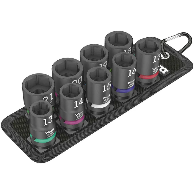 WERA Belt C Impaktor 1 Steckschlüsseleinsatz-Satz, 1/2"-Antrieb, 10-teilig Rabatt