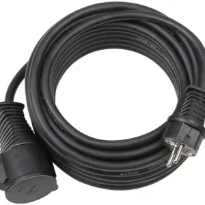 BRENNENSTUHL Baustellen-Verlängerungskabel IP44 10m H07RN-F 3G1,5 schwarz Sichere Zahlung