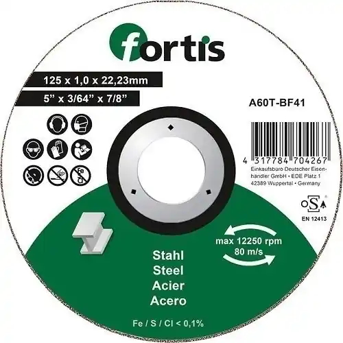 FORTIS Trennscheibe Stahl Ø230x3,0mm Direkt Vom Hersteller