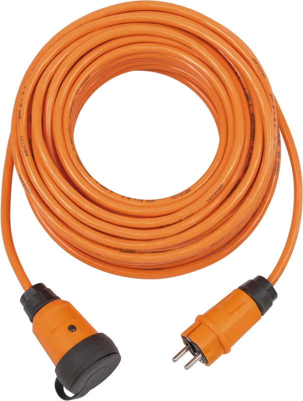 Geprüft BRENNENSTUHL professionalLINE Verlängerungskabel VQ 2110 IP44 25m orange H07BQ-F 3G1,5