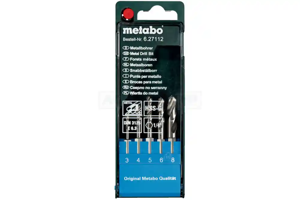 Metabo Metallbohrerset 5-tlg. mitSechskantschaft - 627112000 Angebot