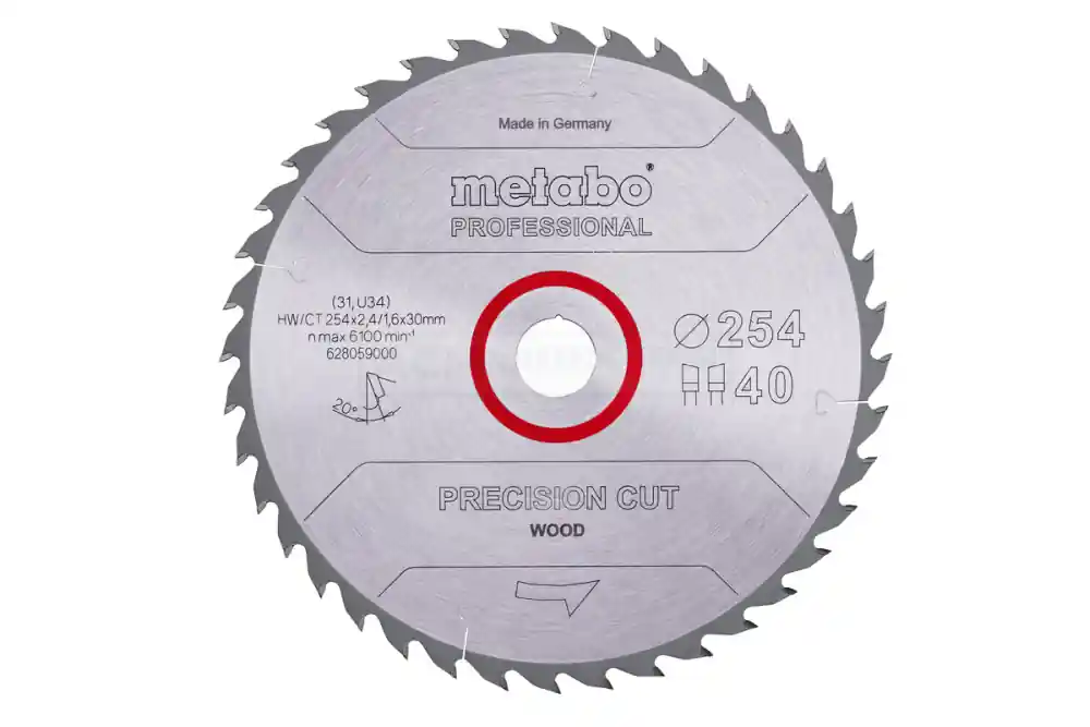 Metabo PrecisionCutProf 254x30, 40 WZ 20° - 628059000 Jetzt Kaufen