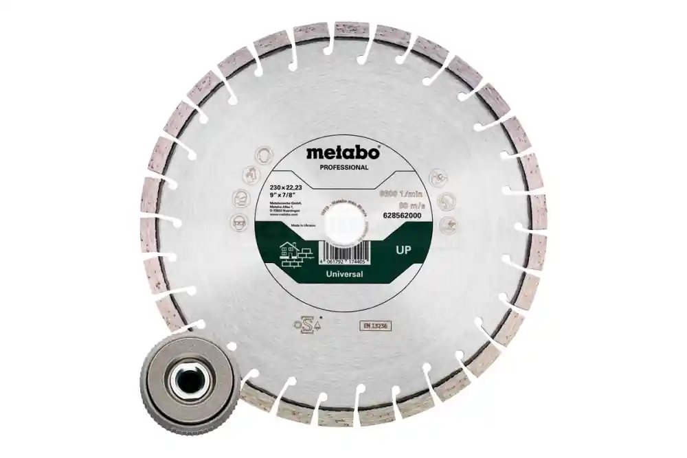 Metabo Set:1xDia-TS 230mm,UP+1xQuickspannmutter - 628583000 Solange Der Vorrat Reicht