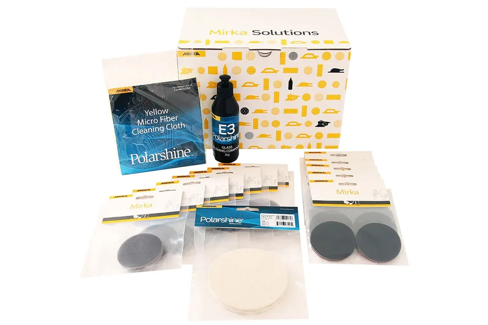 Mirka Glas-Polierset 77mm KITGLASS77 Preisknaller
