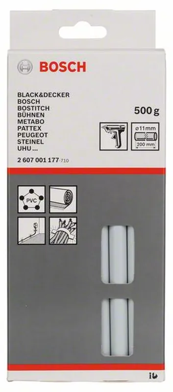 BOSCH Schmelzkleber 11 x 200 mm 500 g grau 2607001177 Aktuell