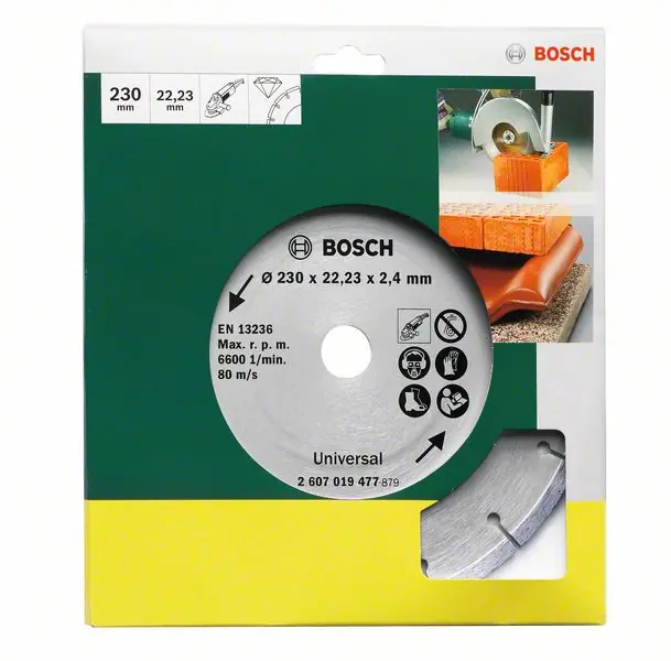 BOSCH Diamanttrennscheibe für Baumaterial Durchmesser: 230 mm 2607019477 Preis Gesenkt