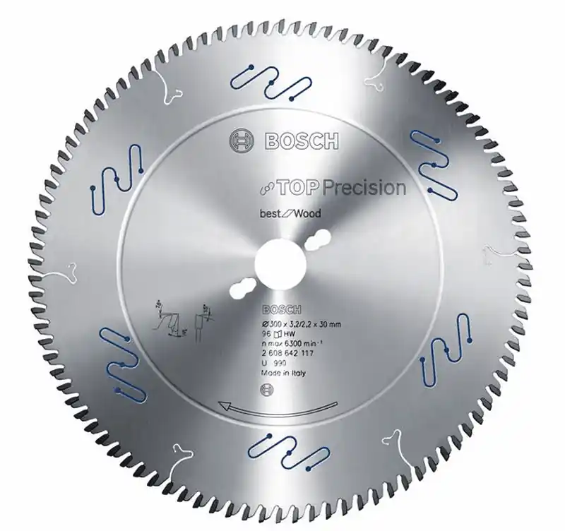 BOSCH Kreissägeblatt Top Precision Best for Wood 500 x 30 x 4,4 mm 60 2608642125 Zertifiziert