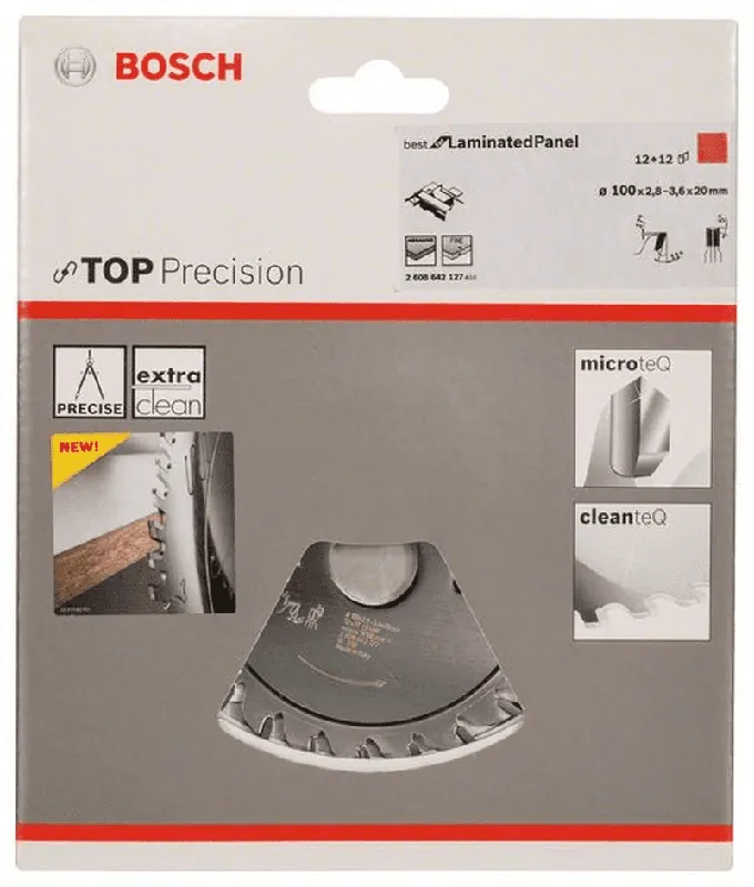 BOSCH Vorritzblatt Top Precision Best for Laminated Panel 100 x 20 x 2,8 - 3,6 mm 2608642127 Letzte Chance
