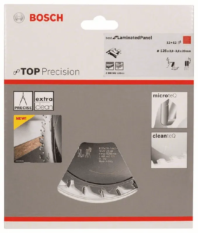 BOSCH Vorritzblatt Top Precision Best for Laminated Panel 125 x 20 x 2,8 - 3,6 mm 2608642131 Wochenendangebot