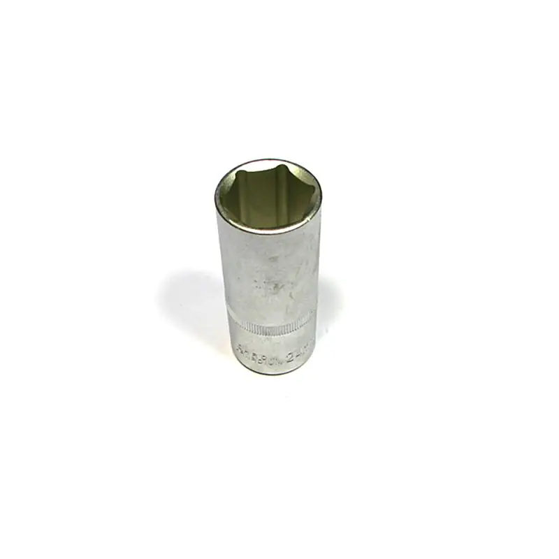 Echt 6kt-Steckschlüssel-Einsatz CV 1/2" x 77 mm, 17 mm