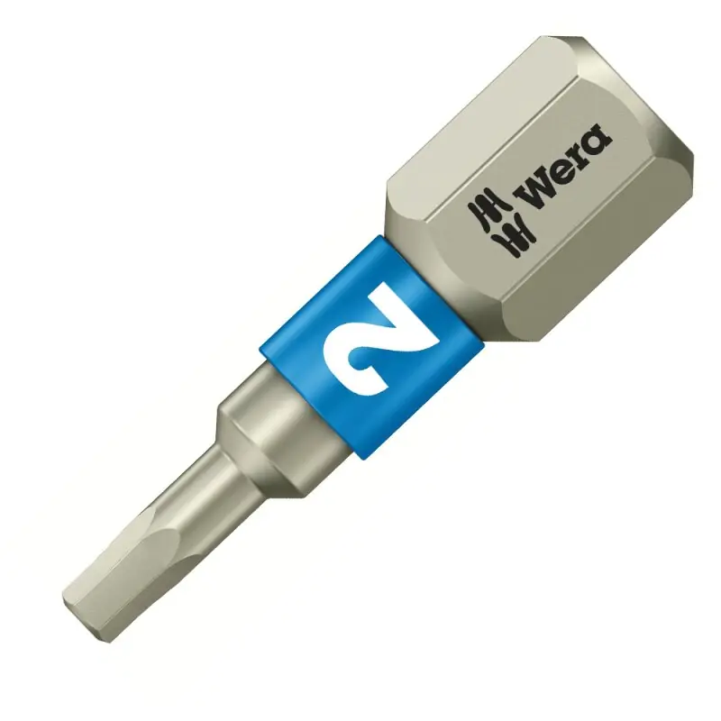 Neu 10 Stück Innensechskant-Bit Edelstahl 3840/1 TS SW 2,0 mm Wera